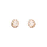 Delicate Polki Diamond Studs