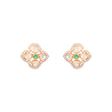 Fern Finery Polki Diamond Earrings