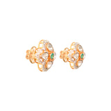 Fern Finery Polki Diamond Earrings