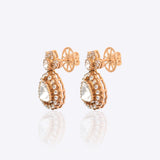 Floraison Polki Diamond Earrings