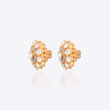 Inflorescence Polki Diamond Earrings