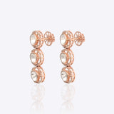 Tric of Charms Polki Diamond Earrings