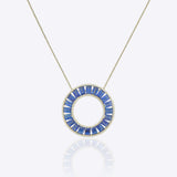Indigo Orbit Pendant