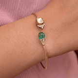 Emerald Aura Bangle