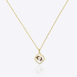 Carmine Petal Necklace