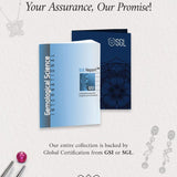 The Lotus Artistry Polki Diamond Earrings