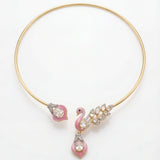 Mayura Blush Torque Necklace