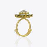 Moonflower Polki Ring