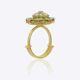 Moonflower Polki Ring