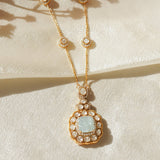 Aquamarine Aura Necklace