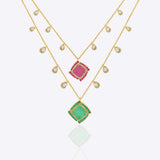 Jewel Canvas Necklace