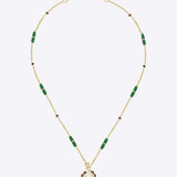Ruby Halo Necklace