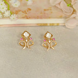 Blush Ribbon Earrings