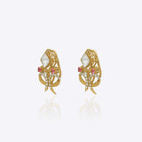 Blush Ribbon Earrings