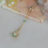 Tropical Plume Necklace