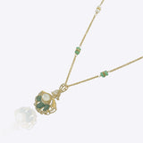 Tropical Plume Necklace