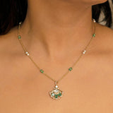 Tropical Plume Necklace