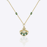 Tropical Plume Necklace