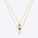 Evil Eye Cascade Necklace