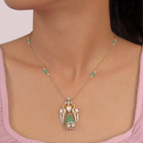 Mayur Emerald Pendant