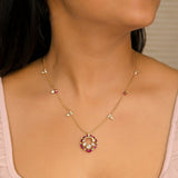 Rose Wreath Necklace