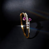 Rosette Curve Bangle