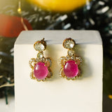 Ruby Fluttering Earrings