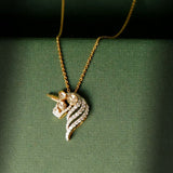 Unicorn Polki Pendant
