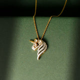 Unicorn Polki Pendant