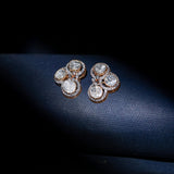 Lunette Polki Studs