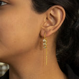 Cascading lilly earrings