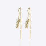Cascading lilly earrings