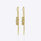 Cascading lilly earrings