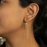 Cascading lilly earrings