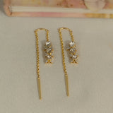 Cascading lilly earrings