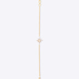 Radiant Star Bracelet in 14K gold with a celestial star motif