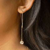 Eclipse Thread Earrings