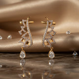 Midnight Spikes Earcuffs