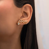 Midnight Spikes Earcuffs