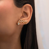 Midnight Spikes Earcuffs
