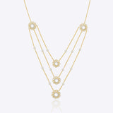 Sparkling Petals Necklace