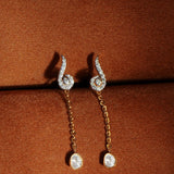 Twirl & Drop Detachable Earrings