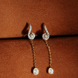 Twirl & Drop Detachable Earrings