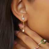 Twirl & Drop Detachable Earrings