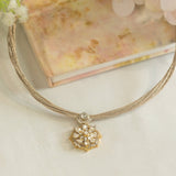 Steller Bloom Thread Necklace
