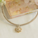 Steller Bloom Thread Necklace