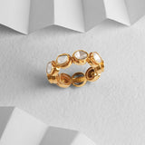 Golden Orbit Ring