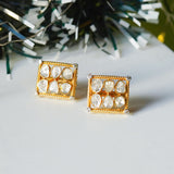 Rectangular Auric Studs