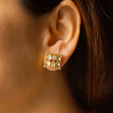 Rectangular Auric Studs