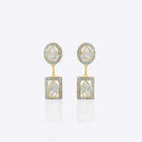 Starlight Drop Polki Earrings
